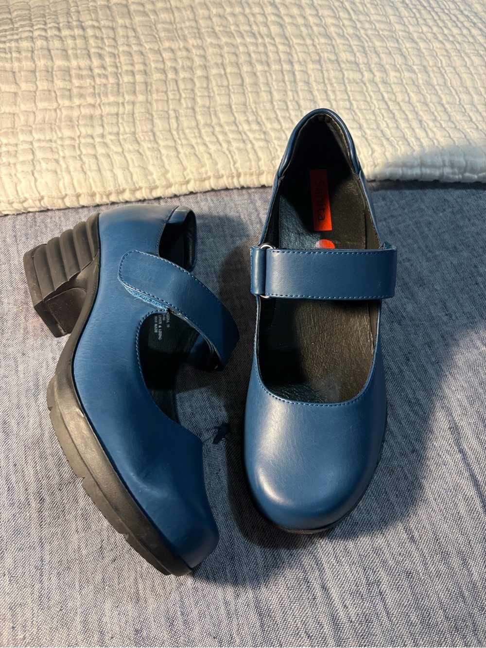 Sanita Icon-Commuter Platform Pump Mary Jane Size 39
